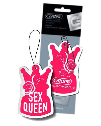 Ароматизатор CONTEX Sex queen ocean sweet сухой подвесной  